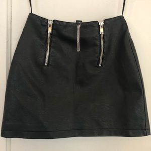 Forever 21 leather skirt